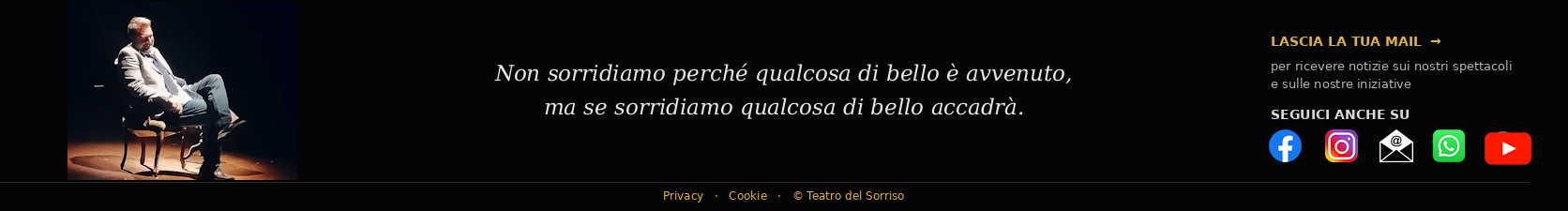 Teatro del Sorriso - footer
