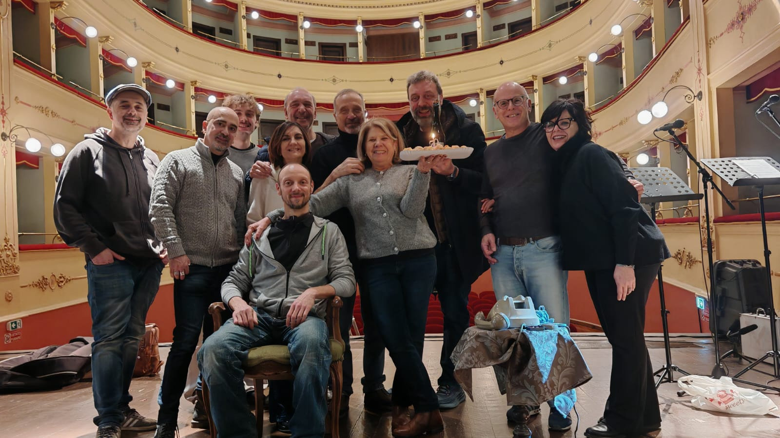 A Chiaravalle prima dello spettacolo