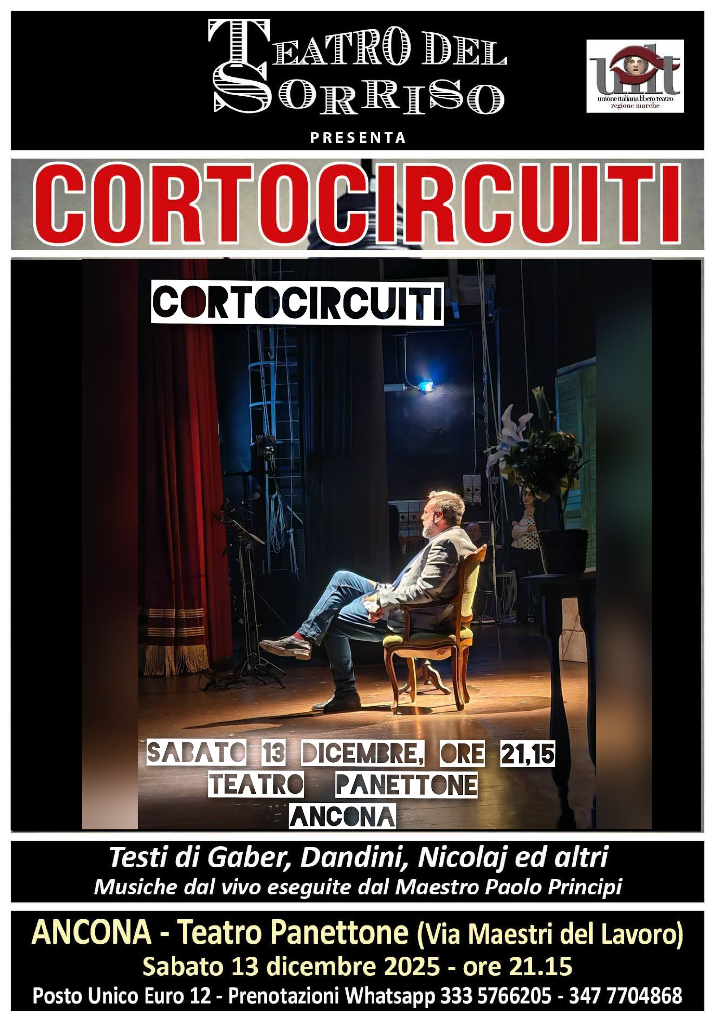Locandina di Cortocircuiti - Teatro Panettone 2025