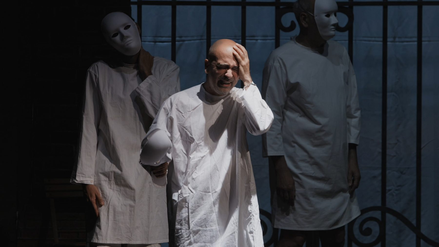 La scena delle maschere